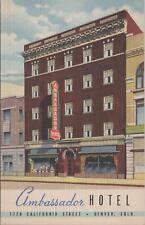 Postcard Ambassador Hotel Denver CO  picture