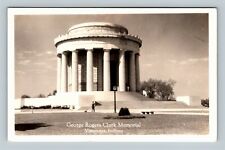 RPPC Vincennes IN, George Rogers Clark Memorial, Indiana Vintage Postcard picture