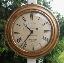 Antique 1840s Brewster Ingraham Gallery Wall Clock - VIDEO - MASONIC - RARITY picture
