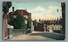 Eton High Street Empire Series London Divided Back Antique Vintage Postcard 1909 picture
