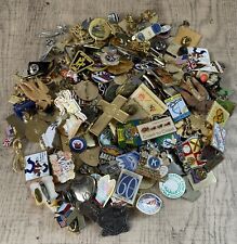 Vintage 1960s-Modern Era Mixed Lot of Lapel Pins Over 2 Pounds Different Themes picture