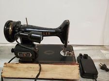 Vtg Antique 195 Singer 99- Sewing Machine motor light foot pedal cat bz 15-8 picture