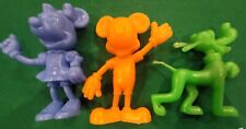MARX Walt Disney Characters 1971 Mickey Minnie Mouse Pluto Green Orange Blue picture