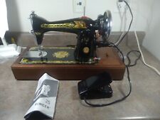 Working Vintage 1973 Singer Model 25 Egyptian Style Sphinx Sewing Machine picture