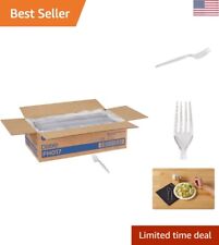 Dixie 7.13'' Heavy-Weight Polystyrene Plastic Fork by GP PRO ,Clear,,Case of ... picture