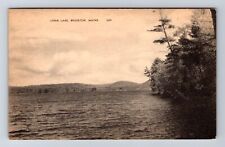 Bridgton ME- Maine, Long Lake, Antique, Vintage Postcard picture