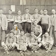 Rare c1933 Postcard Football Club Team Railway United Reading UK England Soccer picture