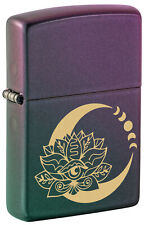 Zippo Lotus Moon Design Iridescent Windproof Lighter, 48587 picture