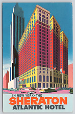 Postcard New York City, New York, The Sheraton Atlantic Hotel 1967 A599 picture