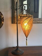 Vintage Mid Century Modern Beaded Pottery Barn Table Lamp picture