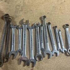 Lot Of 13 Piece Craftsman USA Combination Wrench, Box & Open End SAE picture