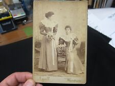 Antique Cabinet Card 165x108mm - Two Young Ladies Lyall Montrose picture