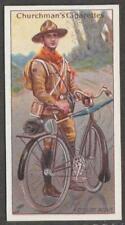 Churchman's Boy Scouts, 3rd Series (brown back), 1916, No 4, A Cyclist Scout picture