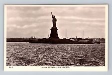 New York City NY, RPPC, Statue Of Liberty, Souvenir, Real Photo Vintage Postcard picture