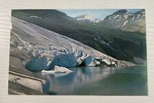 Jasper-Alberta, Athabasca Glacier, Ice Front, Vintage Postcard picture