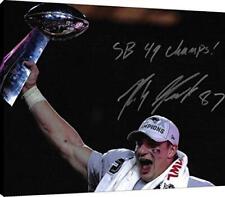 Metal Wall Art:   Rob Gronkowski Super Bowl Trophy Autograph Promo picture