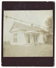 Vintage 1890s Cabinet Photo of Little House in Selma Fresno County Barbed Wire picture