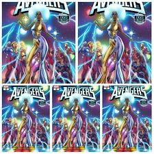 5 Pack Avengers #17 J. Scott Campbell Disco Dazzler PRESALE 8/7 Marvel 2024 picture