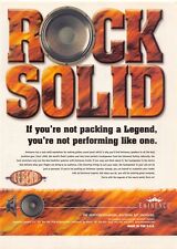 Eminence Print Ad Rock Solid Legend in Speaker Hardware Since 1966 Made in USA picture