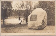 c1910s WENHAM Massachusetts RPPC Real Photo Postcard PETERS' HILL Monument picture