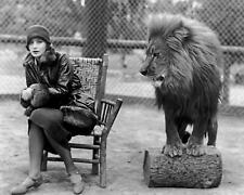 1926 GRETA GARBO & THE MGM LION Photo   (230-i) picture