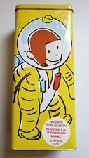 Vintage Curious George Astronaut Sealed Tin 1998 Series #1 Rectangle Bananas picture