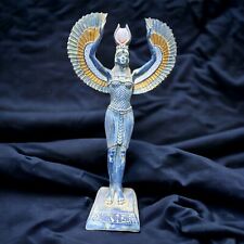 Rare Egyptian Antiques Ancient Winged ISIS Goddess of Love Pharaonic Rare BC picture