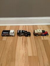 NEW AMOCO STANDARD OIL 3 PIECE COLLECTOR DIECAST TRUCK SET ERTL NOS GAS OIL SIGN picture