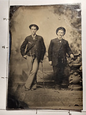 Bat Masterson Wild Bill Hickok Period Tintype Appraised at $1500 picture