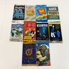[NEW SEALED] 90s Pop Culture Trading Cards - Lot of (10) Packs - Mario, GPC, + picture