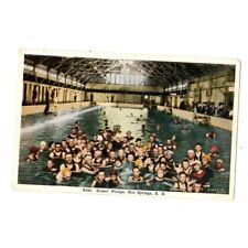 Evans Plunge Hot Springs South Dakota Postcard Stevens Photo Swimming Pool picture