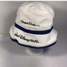 Walt Disney World Vintage White Bucket Hat Embroidered Character Signatures picture