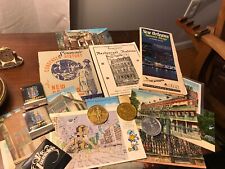 Vintage Lot of 18 Ephemera New Orleans Map Coins Matchbook Antoine History Post  picture
