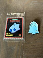 VeeFriends Halloween 2023 - Gritty Ghost Super Sticker /449 + RARE GITD Pin picture