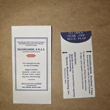 WW2 Medical United States sulfanilamide envelope & shaker package picture