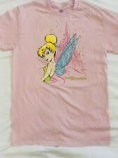 NEW Walt Disney World Shirt Adult XXL 2XL Pink Tinker Bell Parks Castle Ladies picture