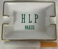 HLP Paris Revol France Ashtray Tiny Small Miniature RARE Gold Trim-Pair of TWO  picture