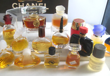 Lot Vintage mini perfume 1/4oz Parfum Caesars Mackie Trouble Madame Carven Calyx picture