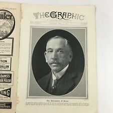 VTG The Graphic Newspaper April 29 1916 Mr. Hughes Prime Minister of Australia picture
