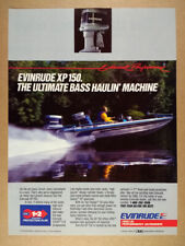 1985 Evinrude XP150 Outboard ranger 350v boat photo vintage print Ad picture