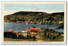 c1940's The Harbour From Hotel Dieu Gaspe Quebec Canada Vintage Postcard picture