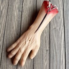 Vintage Halloween Blow Mold Severed Arm Hand Spooky Haunted Prop 14” picture