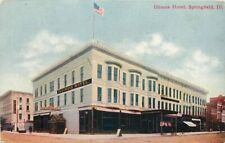Illinois Hotel Springfield  roadside Majestic Publishing 1910 Postcard 20-13693 picture
