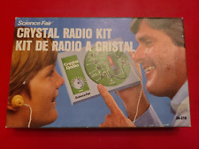 VINTAGE Science Fair Crystal Radio Kit - Model 28-219 RADIO SHACK - CIB Original picture