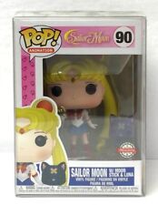 Funko Pop Sailor Moon with Moon Stick & Luna #90 Special Edition with Protector picture
