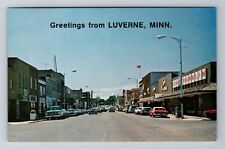 Luverne MN-Minnesota, General Greetings, Antique Vintage Souvenir Postcard picture