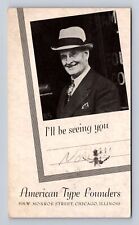 Chicago IL-Illinois, American Type Founders, Antique Vintage c1938 Postcard picture