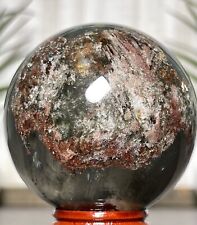 57mm GARDEN QUARTZ SPHERE- Lodolite Scenic Dream Crystal Inclusion Witch Mineral picture