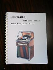 Rock-ola 1455-D & 1455-S Jukebox Service & Parts Manual picture