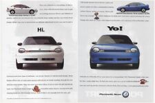 1995 Plymouth Neon Print Ad 2 Separate Pages Sedan Or Coupe picture